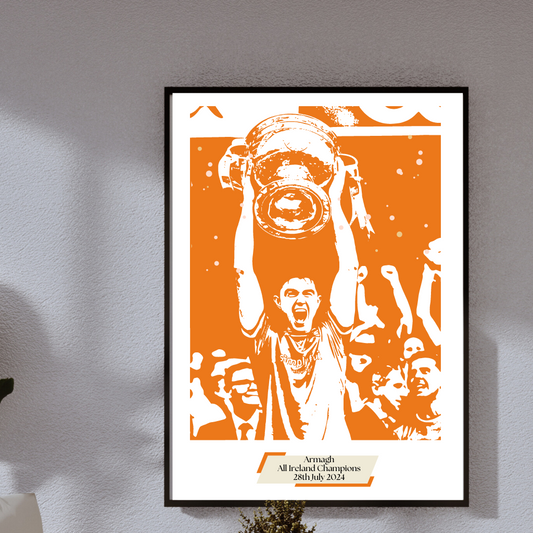 Glory Days: Armagh's Triumph – All Ireland Champions 2024 Print