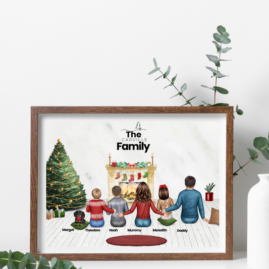 Personalised Family Christmas Print – A Tradition to Treasure