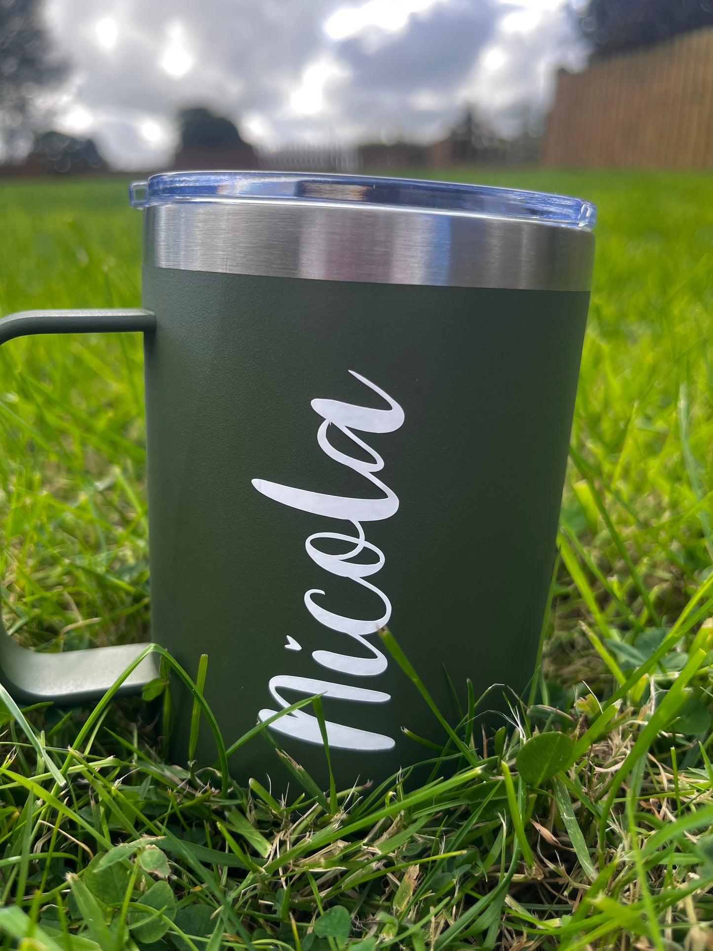 Stainless Steel Personalised Travel Mug